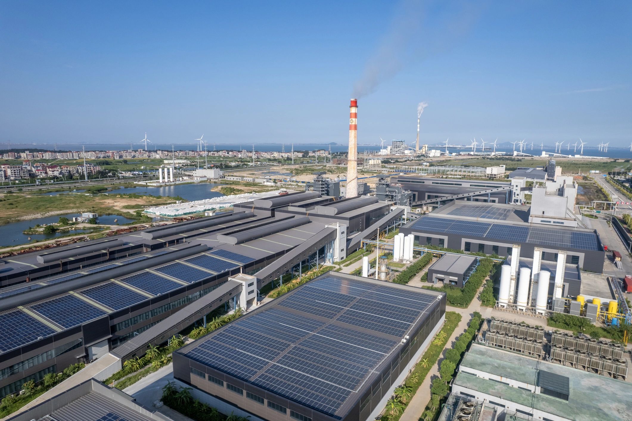 industrial battery factory modern